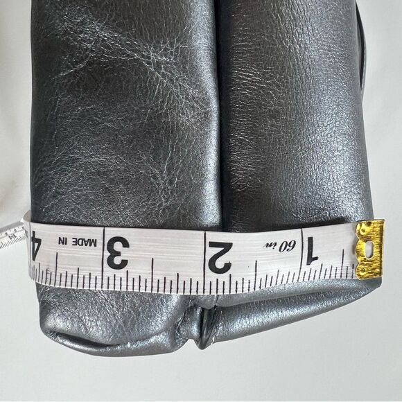 VTG Firenze Bella Marina Leather Oversized Front Pocket Hobo Shoulder Handbag - Picture 8 of 16